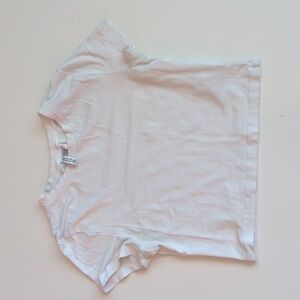 H&M Divided White Crop Top T-Shirt